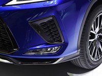 Rejilla de luz antiniebla para Lexus RX350 RX450h 2020 2021 2022, estilo F-Sport, cubierta de lámpara antiniebla para parachoques delantero, ABS, negro brillante