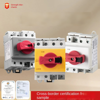 Interrupteur isolateur CC pour panneaux photovoltaïques, montage sur rail DIN, étanche IP66, interrupteur de commande principal pour énergie solaire