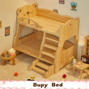 Ensemble <span class=keywords><strong>de</strong></span> <span class=keywords><strong>lit</strong></span> pour poupée en bois massif <span class=keywords><strong>de</strong></span> la série Lafufu Fashion avec lits superposés pour maison <span class=keywords><strong>de</strong></span> poupée, unisexe, à partir <span class=keywords><strong>de</strong></span> 5 ans - Product Image 4