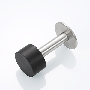 Butée/ferme-porte magnétique moderne en acier inoxydable argenté pour usage domestique, cuisine, entrepôt, hôtel GQK - Product Image 1