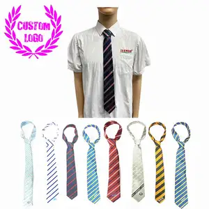 Fabricação personalizada Atacado Poliéster Tecido Gravatas Para Homens Gravata Set Business Tie Neck Tie