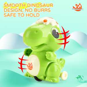 Inerzia cartone animato piccolo dinosauro Robot giocattolo resistente caduta educativo Push & Go attrito veicolo giocattolo a dondolo auto - Product Image 5