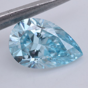 <span class=keywords><strong>Diamant</strong></span> bleu de laboratoire en forme de poire VS1 Fancy Loose Stones Blue Lab Grown <span class=keywords><strong>1</strong></span> <span class=keywords><strong>Carat</strong></span> CVD Diamond Price Per <span class=keywords><strong>Carat</strong></span> Cost Sales - Product Image 2