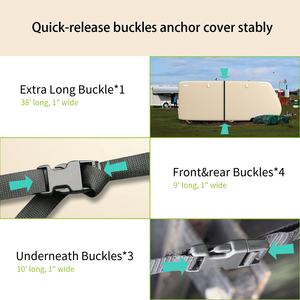 Housse de camping-car coupe-vent S202 mise à jour pour camping-car de 22 à 24 pieds, housse de camping-car Anti-UV et étanche pour la <span class=keywords><strong>neige</strong></span> d'hiver, housse de remorque de voyage - Product Image 6