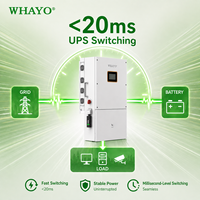 Onduleur solaire hybride Whayo 5kW 6kW 10kW monophasé 240V pour les foyers américains, prend en charge le fonctionnement en parallèle