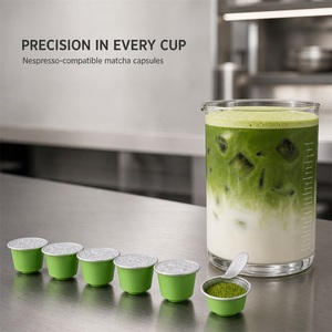 Capsules de Matcha Rituel de Qualité Supérieure Compatibles avec Nespresso Original Line, Capsules de Thé Vert Bio, Approvisionnement Privé - Product Image 2