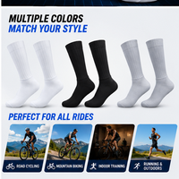 Chaussettes de cyclisme aérodynamiques fines nouvelle génération, respirantes pour vélos de route et VTT