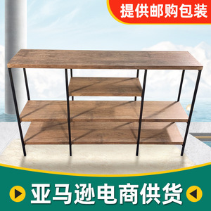 Nordic minimalist floor-<b>standing</b> multi-tiered storage rack, multi-functional storage shelf for pots, <b>pans</b>, and documents, for - Product Image 2