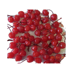 Cerezas Maraschino Rojas Sin Hueso de Primera Calidad, Color Brillante, Cerezas Glaseadas Dulces para Decoración de Pasteles - Product Image 4
