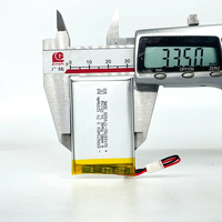 Batteries lithium-ion certifiées KC, rechargeables, type pochette, polymère lithium, 673450, 3,7 V, cellule de batterie lithium 1200 mAh pour jouets
