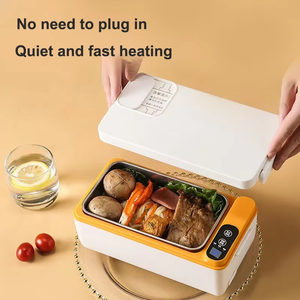 Boîte à <span class=keywords><strong>lunch</strong></span> électrique multifonctionnelle en acier inoxydable, boîte à <span class=keywords><strong>lunch</strong></span> chauffante électronique miniature pour la maison et les voyages, boîte à <span class=keywords><strong>lunch</strong></span> auto-chauffante - Product Image 5