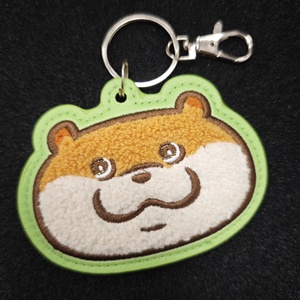 Cá nhân hoá biểu tượng tùy chỉnh PU da thêu Keychain keyfob với động vật dễ thương thiết kế cho ba lô-quà Tặng - Product Image 5