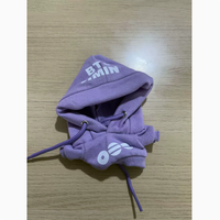 Housse de lightstick Kpop Arirang, modèle sweat à capuche violet, pour poupées en peluche de 20 cm, vêtements de poupée miniatures mignons, poupée en peluche douce, cadeau de soutien pour concert V JIn JK