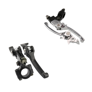 Ensemble de leviers d'embrayage et de frein pour moto, 22mm, 7/8 pouces, guidon pliable pour 50cc, 110cc, 125cc, 200cc, TTR SSR <span class=keywords><strong>Apollo</strong></span> <span class=keywords><strong>125</strong></span>, Pit <span class=keywords><strong>Dirt</strong></span> Bike - Product Image 2