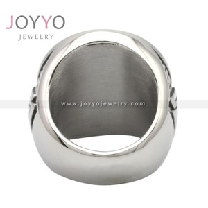 Desain Klasik Zikr Cincin Stainless Steel Pengendara Sepeda, Cincin Pedang Tasbih Pria Perhiasan <span class=keywords><strong>Retro</strong></span> Simpul Viking untuk Pria - Product Image 4