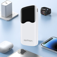 Banque de puissance de grande capacité Affichage à LED Portable Smart Multi-compatible 4 en 1 Câble Charge rapide PowerBank 40000mAh 30000mAh