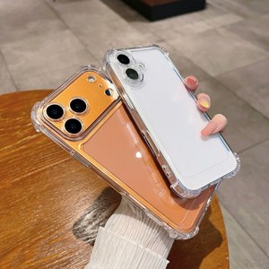 Custodia Trasparente Antiurto di Lusso per <span class=keywords><strong>iPhone</strong></span> 17 Pro 16 15 14 <span class=keywords><strong>13</strong></span> 12 11 17 Pro Max 17 Air, <span class=keywords><strong>Cover</strong></span> Morbida con Bordo Protettivo - Product Image 4