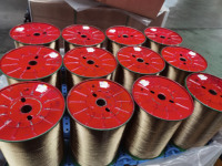 Cordon en acier à haute teneur en carbone recouvert de laiton pour la fabrication de pneus