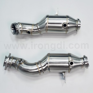 GLC43 GLC450ท่อตรงสำหรับ Mercedes-Benz AMG M276 X253 3.0T 304สแตนเลสหนา1.5มม. ผิวสัมผัสสูง - Product Image 6