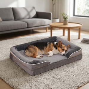 Cama Ortopédica para Perros, Espuma de Masaje, Impermeable, Sofá Cama para Mascotas, Resistente a los Arañazos, Lavable, para Perros Grandes y Medianos - Product Image 3