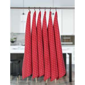 ผ้าขนหนูคอตตอนเนื้อนุ่ม6ชิ้นสำหรับห้องครัวชุด100% พิมพ์ลายออกแบบโลโก้ได้ตามต้องการ - Product Image 4