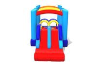 Château gonflable commercial d'extérieur, mini toboggan gonflable combiné, maison de rebond gonflable, parcours d'obstacles gonflable, structures gonflables