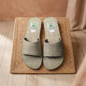 Pantuflas de Cáñamo Hechas a Mano con Logotipo Personalizado, Pantuflas de Interior Trenzadas Ecológicas para Spa, Yoga y Uso Doméstico en Verano - Product Image 4