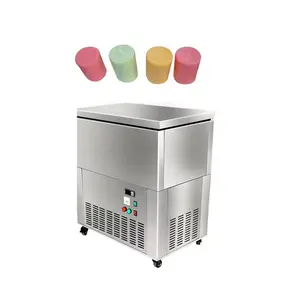 China Supplier Commercial Stainless Steel Block Freezer Shaved Ice Block Machine For Cold Drink Shop