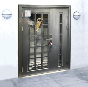 Giardino con ingresso principale Design all'ingrosso porta francese Grill Design con una porta e mezza - Product Image 1