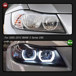 Lentes Angel Eye LED de 12V y 6000K, Luces de Circulación Diurna y Señales de Giro para Conjuntos de Faros Delanteros de la Serie 3 (E90) 2005-2012, Nuevas - Product Image 4