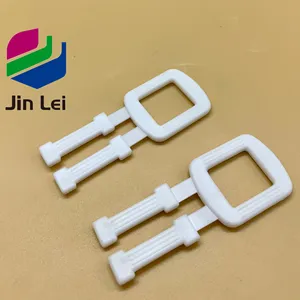 Plastic Clips Buckles PE White Packing Strap Buckle for Band Carton Packing