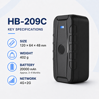 SAIFUYA Traceur GPS 4G 2G 20000mAh Étanche WiFi Géolocalisation Fixation Magnétique Localisateur de Véhicule pour Tableau de Bord Garantie 1 An pour Voitures