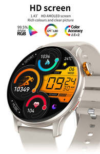 Nuevo Reloj Inteligente CY26 HD con Pantalla AMOLED 2025 para Hombre y Mujer, Llamadas Bluetooth, Asistente de Voz, NFC, Rastreador de Actividad Física, Función SOS - Product Image 3
