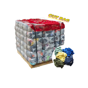 Stracci in cotone 100% senza lanugine, altamente assorbenti acqua e olio, stracci di scarto in maglia, scarti di tessuto in cotone, stracci di t-shirt in colori misti - Product Image 6