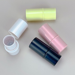 Wholesale Custom <b>Mini</b> Lip Balm Tube 6g Capacity Empty Plastic Lipstick Pink Black White Colors ABS/PP Material Cylinder Shape - Product Image 1