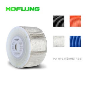 Tuyau flexible transparent bleu-orange haute pression et haute température pour compresseur d'air, raccords industriels en polyuréthane pneumatique - Product Image 4