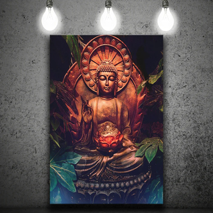Zen <strong>Buddha</strong> Meditation <strong>Canvas</strong> Prints <strong>Painting</strong> CanvasStretch Frame Ready to Hang on the Wall - Product Image 1
