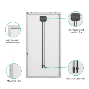 Nhà cung cấp đáng tin cậy tùy chỉnh mô-đun năng lượng mặt trời 18V 30W 50W 100W 120W 200W Mono cứng nhắc năng lượng mặt trời PV bảng điều khiển năng lượng mặt trời cho cắm trại - Product Image 4