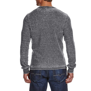 Camiseta de Hombre con Lavado Ácido, Camiseta Extra Grande con Lavado Mineral, Camiseta Vintage Holgada y Pesada para Hombre - Product Image 4