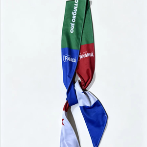 Customizable Cotton Double-Sided Logo Printed Unisex <b>Bandana</b> Scarf Breathable Square with Dual Sided Design All Season Fashion - Product Image 1