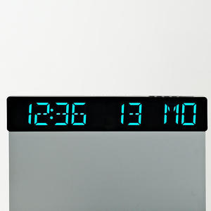 Réveil intelligent à LED personnalisé, multifonctionnel, avec Bluetooth, <span class=keywords><strong>horloge</strong></span> numérique de bureau intelligente pour la maison - Product Image 4