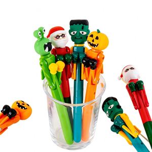 Bolígrafos de Gel de Plástico Divertidos de Navidad y Halloween, Bolígrafos de Juguete Creativos Promocionales al por Mayor con Logotipo Personalizado, Aptos para Niños - Product Image 4