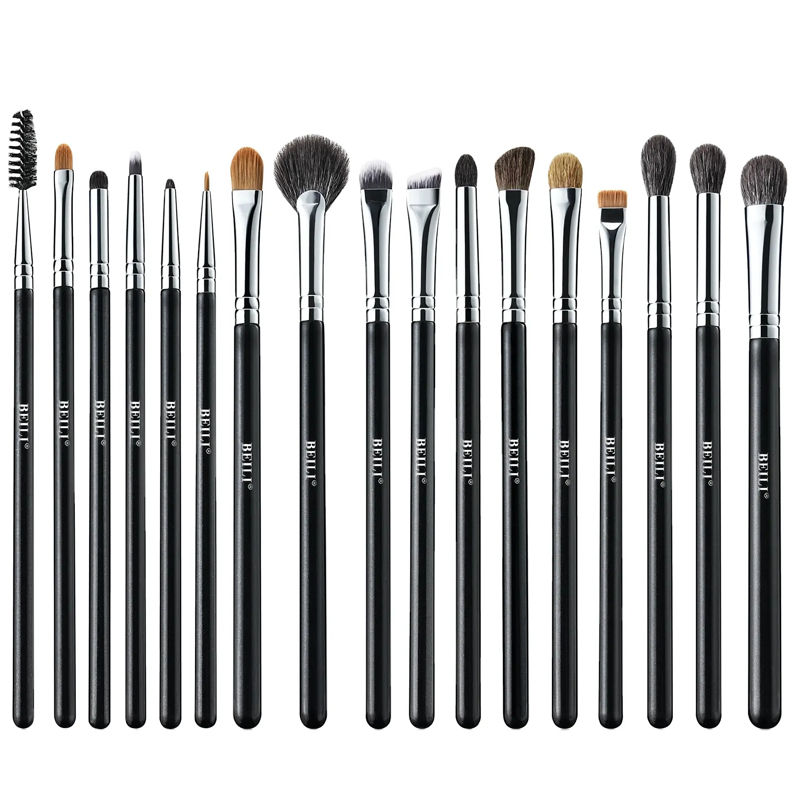 EBILI Best Sellers Beauty Precision Detail Eye Brush Set Back Custom Makeup Eyeshadow Eyeliner Full Crease Detail Brushes Kit