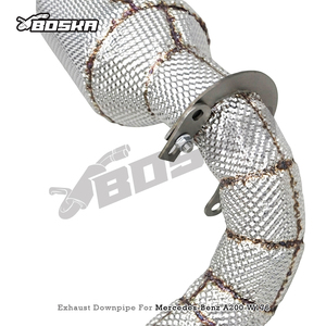 Tuyau de descente en acier inoxydable d'usine pour Mercedes-Benz A180/A200/A260 W176 1.6T/2.0T 2013-2016, tuyau de descente catalyseur haute performance - Product Image 5