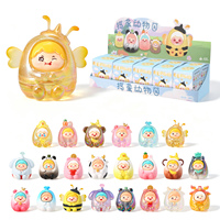 Boîte Mystère Thème Animaux de Dessin Animé : Figurine en Résine Personnage Coquin du Zoo, Figurine Mignonne en Costume d'Animal, Article de Collection