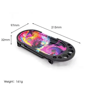 2024 Newest Smoking Accessories Rolling Tray Set Smoking Tobacco Making Mini Tin rolling console Tray