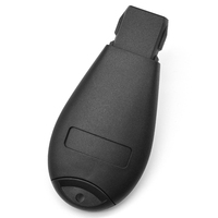 Coque de clé de remplacement vierge pour véhicule, 4 boutons, 315 MHz 433 MHz, lame non coupée, télécommande d'entrée sans clé et démarrage à distance