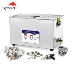 Skymen 30L נירוסטה דיגיטלי תעשייתי אולטרסאונד כביסה מכונת אופטיקה אוטומטי גז חלקי קרבורטור מנוע הדפסה