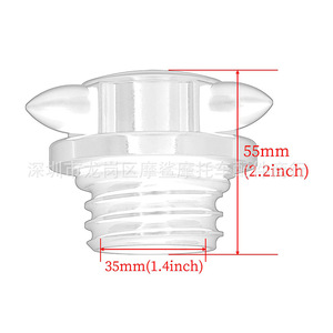 Bouchon de réservoir de carburant Ms, 55mm x 35mm, pour pièce de réparation de moto Harley - Product Image 1