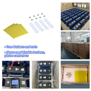 แบตเตอรี่ลิเธียมไอออนแบบแท่งปริซึม 10000 รอบการใช้งาน Hithium 280Ah 3.2V 314Ah Gotion 340AH สำหรับประกอบแบตเตอรี่ 48V 280Ah Eve 280ah - Product Image 3